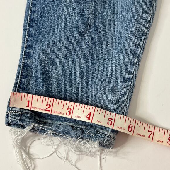 Judy Blue Boyfriend Jeans Stretch Distressed Denim Size 28 - Picture 8 of 11